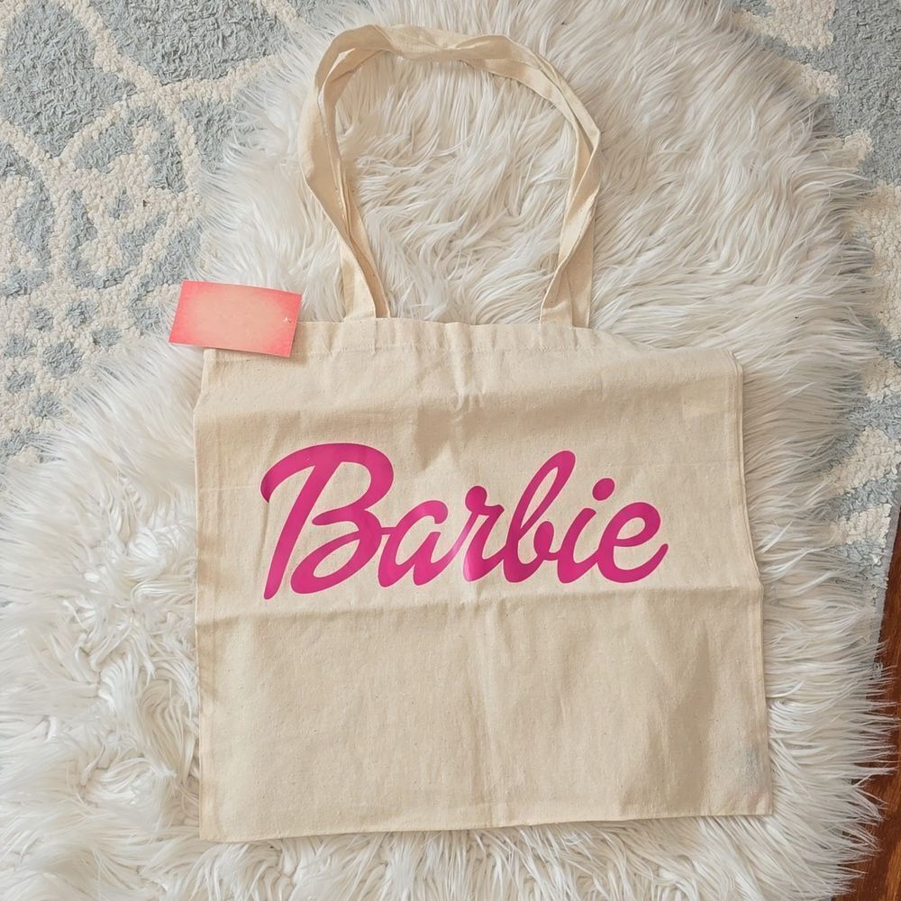 Barbie canvas tote bag